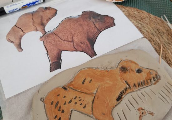 Atelier des p&rsquo;tits curieux « Art Magdalénien « 